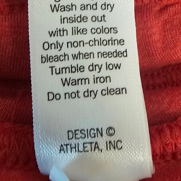 ATHLETA BEACH COMBER HI-LOW YOGA SKIRT DRAW/DROP WAIST ORANGE SZ‎ XS - Picture 6 of 7